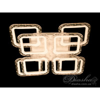 Люстра потолочная светодиодная LED с пультом Diasha QX2517/4+4XS WH LED 3color dimmer 