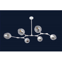 Люстра молекула в зал Levistella 752L7731-6 WH+CL