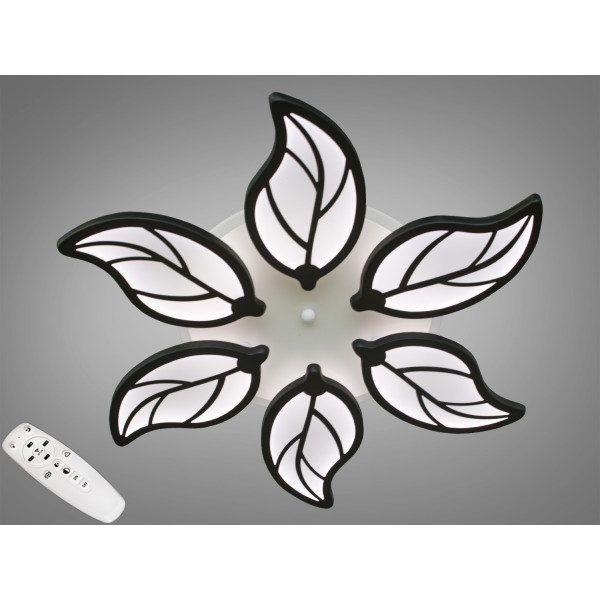 Світлодіодна люстра з диммером, 105W Diasha 8028/6BKLED3colordimmer