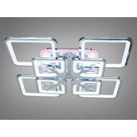 Люстры потолочные светодиодные с пультом управления Diasha 8157/4+4HR LED 3color dimmer 