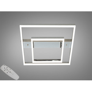 Люстра стельова LED Diasha хром 72W пульт квадрати Diasha 2547HRdimmer