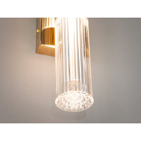 Гармонійне світлодіодне бра, 5 Вт, рожеве золото Diasha F3018FG