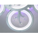 Люстра стельова LED Diasha хром 90Вт з пультом Diasha 8135/5+1HRLED3colordimmer