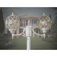 Уличный столб садовое освещение Diasha DJ070-M/2WH