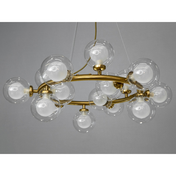 Люстра в стилі Loft - "Бульбашки" на 15 ламп Diasha LQ7061/15BR