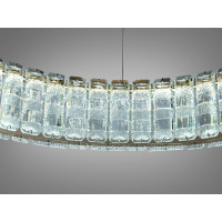 Підвісна люстра Diasha золото кришталь 68Вт LED Diasha 585/600G