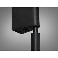 Настінне світлодіодне бра з направленням потоку світла, 5W, чорний Diasha F3700BK