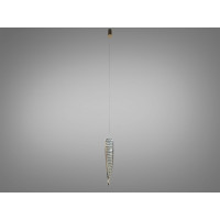 Дизайнерський світлодіодний світильник підвіс, 15 Вт, золото Diasha 531/1D-400G