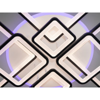 Сучасна LED люстра з пультом, диммером та підсвіткою, 225W Diasha 8160/8BKLED3colordimmer