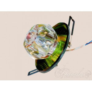 Універсальний точковий світильник "Мультиколор" із оптичної смоли Diasha A228BSRB