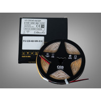 COB LED стрічка 12В, 480 діодів на метр, 8мм, теплий Diasha P12-COB-480-WW-20-8