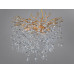 Граційна підвісна кришталева люстра, 6 ламп, хром Diasha 608-460G