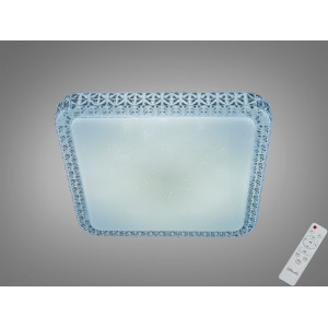 LED стельова люстра біла 45 Вт  Diasha DB-8501C/280x280RGB