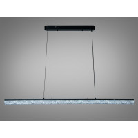 Світлодіодна лінійна люстра підвіс над столом, 40 Вт, сіра Diasha XH1001/1000BK