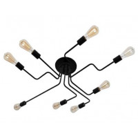 Люстра потолочная лабиринт в стиле лофт Levistella 756PR0230-8 BK Люстра потолочная лабиринт в стиле лофт Levistella 756PR0230-8 BK