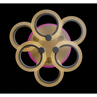 Люстра в зал или спальню светодиодная современная Splendid-Ray 2850170/3+3+A LED (WHITE) 