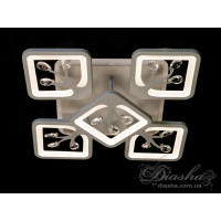 Люстра в спальню 90W Diasha S8157/4+1GRLED3colordimmer