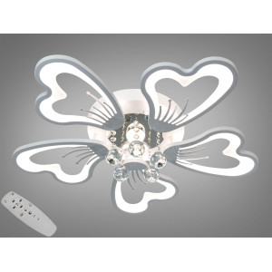 Стельова LED люстра Diasha золото з пультом 185Вт Diasha 8154/5WHdimmer