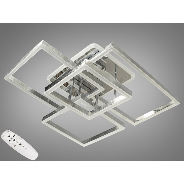 Потолочная светодиодная люстра светильник с пультом и подсветкой Diasha 7008NEW HR LED 3color dimmer