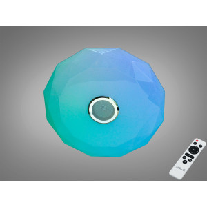 Стельова люстра LED біла 80 Вт RGB Bluetooth TUYA Diasha DB-8303/500RGB+MP3+TUYA