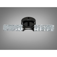 Бра настінне LED 5 Вт чорний хром кришталь Diasha 8151-BBK
