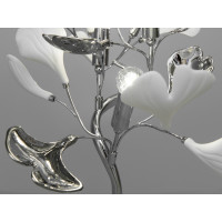 Ексклюзивна настільна лампа з керамічними елементами, 3 лампи, хром Diasha 7161-3THR