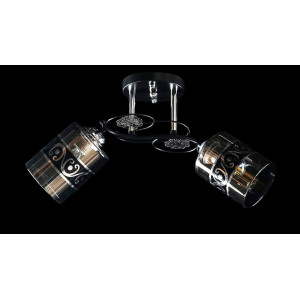 Люстра с плафонами  L6980A/2 (BLK+CR) Splendid-Ray
260812