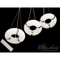 Люстра кольца Diasha MD2437-3WH dimmer 