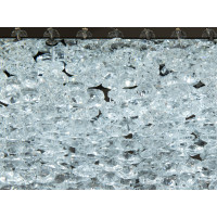 Підвісна люстра 505-хром кришталева світлодіодна 30Вт Diasha 505-L800x350CH