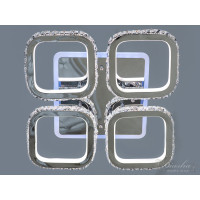 Cветодиодная люстра с хрусталем и пультом с подсветкой Diasha S8305/4HR LED RGB dimmer