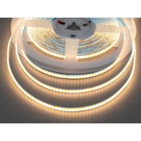 COB LED стрічка 12В, 320 діодів на метр, 5мм, теплий Diasha P12-COB-320-WW-20-5