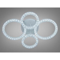Стельова люстра кільця Diasha біла 74W  Diasha MX4770/2+2WH