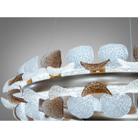 Підвісна люстра Diasha LED шампань 85Вт пульт Diasha MD2511/600CG