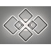 LED люстра смарт світильник з ІЧ пультом та диммером, 110W Diasha A8160/6BKLED3colordimmer