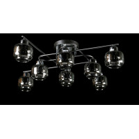 Люстра с плафонами  L07381/8 (BLACK+CHROME) Splendid-Ray
2544