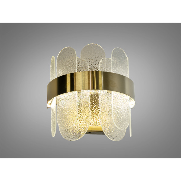 Настінний світильник 803 золото LED 16Вт кришталевий Diasha 803-BSGD