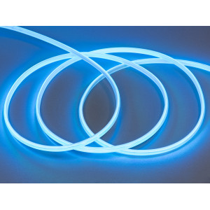 COB LED стрічка 220в, 288 шт/м, герметична, 10мм, блакитний Diasha P220CL-COB-288-BLUE-65-10