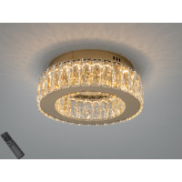 Стельова люстра Diasha золото LED 44Вт пульт 8м² Diasha 587/300G