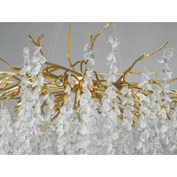 Люстра в зал 14 ламп Diasha 603-1000GD