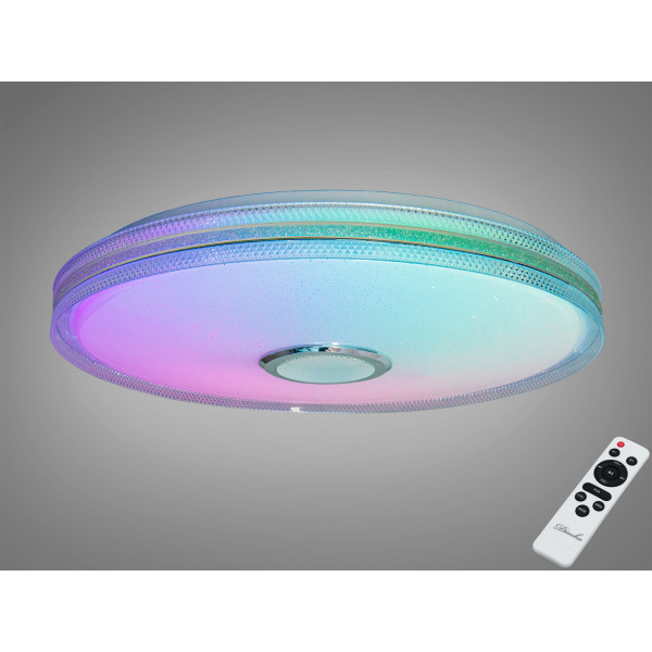 Стельова люстра LED біла 80 Вт RGB Bluetooth TUYA Diasha DB-8306/500RGB+MP3+TUYA