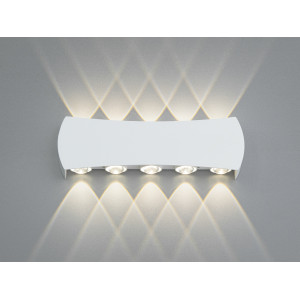 Фасадний LED світильник білий 4 промені 4 Вт Diasha DFB-8622-10WH