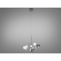 Підвіс Diasha Ginkgo Biloba хром кераміка E14 Diasha 7161-1PHR