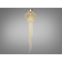 Современная хрустальная люстра каскад люстра Diasha FH012/400x1200G-2