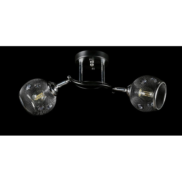 Люстра с плафонами  L06444/2 (BLACK+CHROME) Splendid-Ray
2597