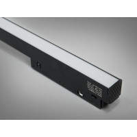 Лінійний світлодіодний трековий світильник, 48Вт, чорний Diasha QY-CX20-900D-BK