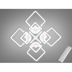 Люстры светодиодные Diasha 8060/4+4WH dimmer-2.4G  