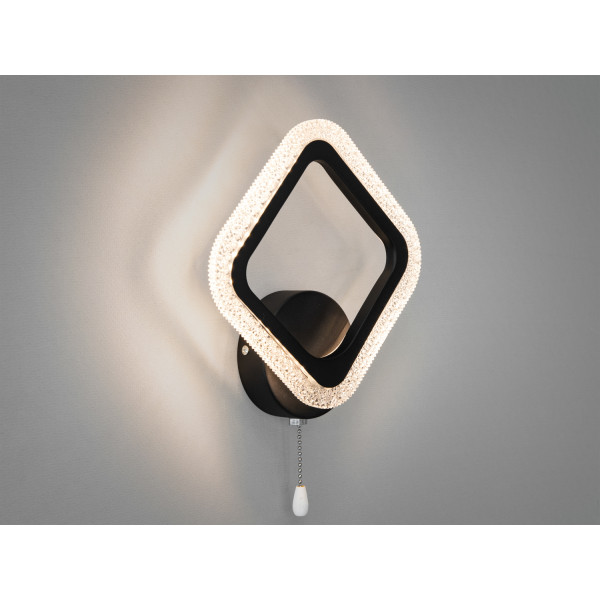 Стильний світлодіодний світильник приліжковий, 13W Diasha 2406/1BK Стильний світлодіодний світильник приліжковий, 13W Diasha 2406/1BK