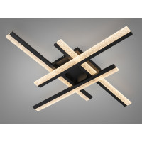 Стельова LED люстра Diasha MX3068 57W чорний акрилові розсіювачі сучасний дизайн Diasha MX3068/4BK