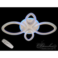 Лед люстра потолочная светодиодная с пультом Diasha A8059/2+2WHLED3colordimmer