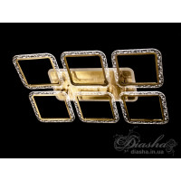 Люстра потолочная светодиодная LED с пультом Diasha QX2518/6L BR LED 3color dimmer 